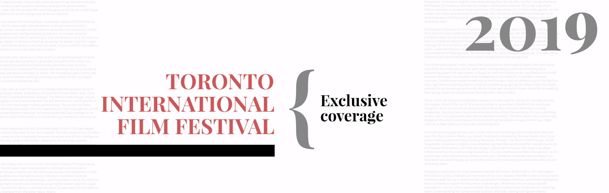 Toronto International Film Festival 2019