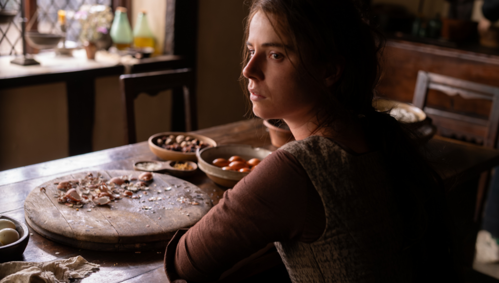 Jessie Buckley as Agnes in HAMNET